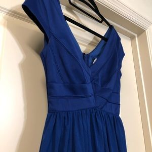 Blue midi dress